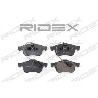 RIDEX 402B0412 - Jeu de 4 plaquettes de frein avant