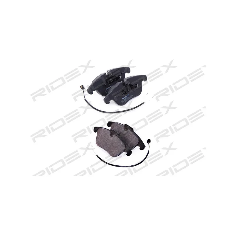 Jeu de 4 plaquettes de frein avant RIDEX 402B0414 - Visuel 1