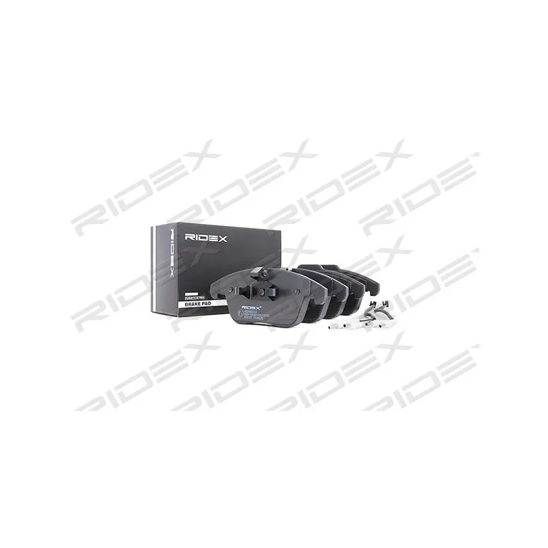 Jeu de 4 plaquettes de frein avant RIDEX 402B0414 - Visuel 2