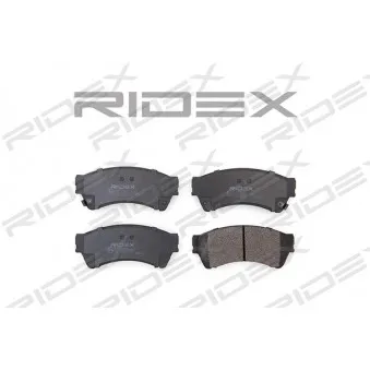 RIDEX 402B0419 - Jeu de 4 plaquettes de frein avant
