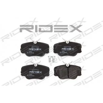 RIDEX 402B0441 - Jeu de 4 plaquettes de frein avant