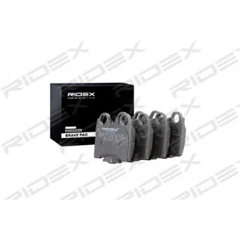 Jeu de 4 plaquettes de frein arrière RIDEX OEM 0446630161