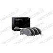 RIDEX 402B0480 - Jeu de 4 plaquettes de frein avant