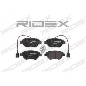 RIDEX 402B0499 - Jeu de 4 plaquettes de frein avant