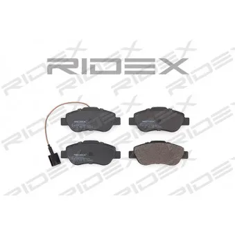 Jeu de 4 plaquettes de frein avant RIDEX OEM 1778384