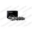 Jeu de 4 plaquettes de frein avant RIDEX [402B0522]