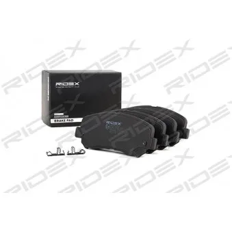 Jeu de 4 plaquettes de frein avant RIDEX OEM KDY93328Z