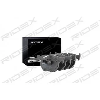 RIDEX 402B0557 - Jeu de 4 plaquettes de frein arrière
