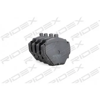 RIDEX 402B0580 - Jeu de 4 plaquettes de frein arrière