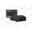 RIDEX 402B0589 - Jeu de 4 plaquettes de frein avant
