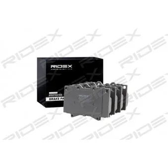 Jeu de 4 plaquettes de frein avant RIDEX OEM 0446560140
