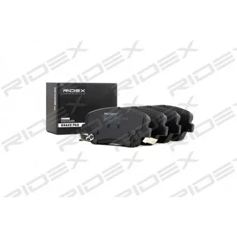Jeu de 4 plaquettes de frein avant RIDEX OEM K58101D6A10