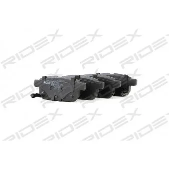 RIDEX 402B0629 - Jeu de 4 plaquettes de frein arrière