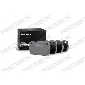 Jeu de 4 plaquettes de frein avant RIDEX OEM STC2952