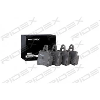 Jeu de 4 plaquettes de frein arrière RIDEX OEM 95588498