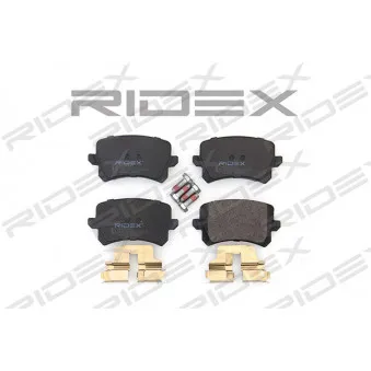 RIDEX 402B0642 - Jeu de 4 plaquettes de frein arrière