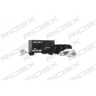 Jeu de 4 plaquettes de frein arrière RIDEX OEM 4B3698451