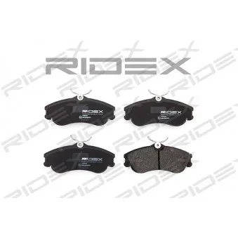 RIDEX 402B0645 - Jeu de 4 plaquettes de frein avant