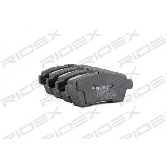 RIDEX 402B0648 - Jeu de 4 plaquettes de frein arrière