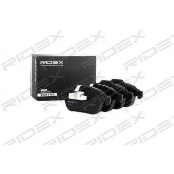 RIDEX 402B0660 - Jeu de 4 plaquettes de frein avant
