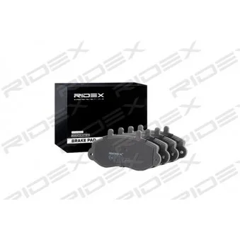Jeu de 4 plaquettes de frein avant RIDEX OEM 1605979