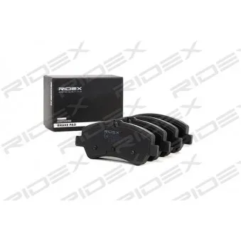 RIDEX 402B0684 - Jeu de 4 plaquettes de frein arrière