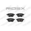 RIDEX 402B0689 - Jeu de 4 plaquettes de frein arrière