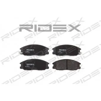RIDEX 402B0692 - Jeu de 4 plaquettes de frein avant