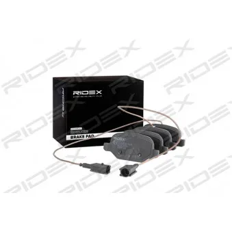 Jeu de 4 plaquettes de frein arrière RIDEX OEM 77364024