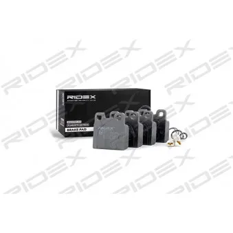 Jeu de 4 plaquettes de frein arrière RIDEX OEM 60778265