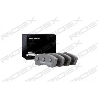RIDEX 402B0725 - Jeu de 4 plaquettes de frein avant