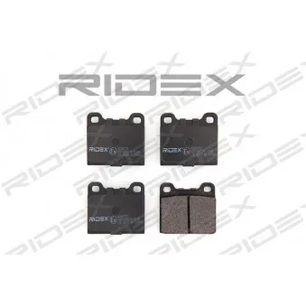 Jeu de 4 plaquettes de frein arrière RIDEX OEM 271758
