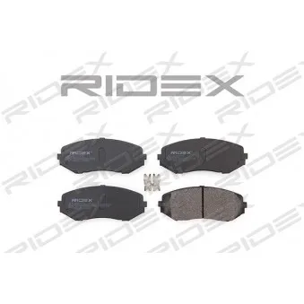 RIDEX 402B0735 - Jeu de 4 plaquettes de frein avant
