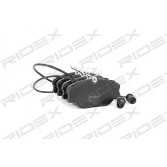 RIDEX 402B0760 - Jeu de 4 plaquettes de frein avant