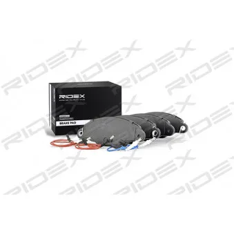Jeu de 4 plaquettes de frein avant RIDEX OEM E172086