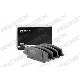 Jeu de 4 plaquettes de frein avant RIDEX OEM 581012TA21