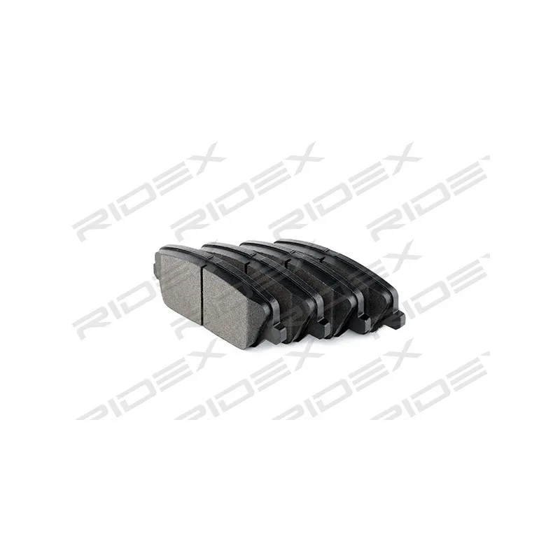 Jeu de 4 plaquettes de frein avant RIDEX 402B0787 - Visuel 1