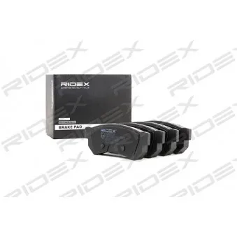 Jeu de 4 plaquettes de frein arrière RIDEX OEM 96800089