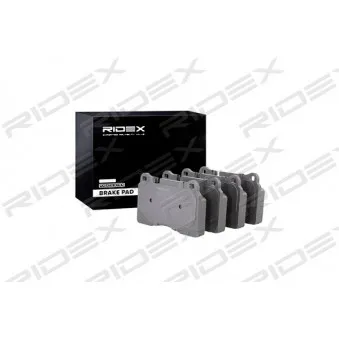 RIDEX 402B0800 - Jeu de 4 plaquettes de frein avant