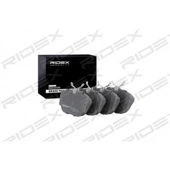 RIDEX 402B0848 - Jeu de 4 plaquettes de frein arrière