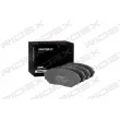 RIDEX 402B0870 - Jeu de 4 plaquettes de frein avant
