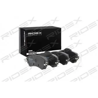 Jeu de 4 plaquettes de frein avant RIDEX OEM B4Y03328ZB