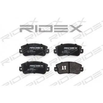RIDEX 402B0900 - Jeu de 4 plaquettes de frein avant
