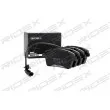 RIDEX 402B0909 - Jeu de 4 plaquettes de frein avant