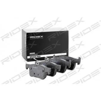 RIDEX 402B0953 - Jeu de 4 plaquettes de frein arrière