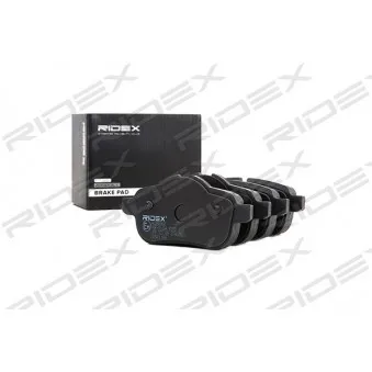RIDEX 402B0968 - Jeu de 4 plaquettes de frein arrière