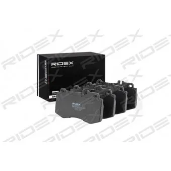 Jeu de 4 plaquettes de frein avant RIDEX OEM A0074204920