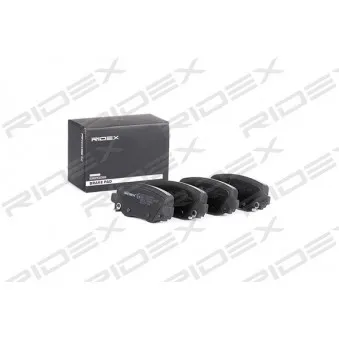 Jeu de 4 plaquettes de frein arrière RIDEX OEM 68273101AA