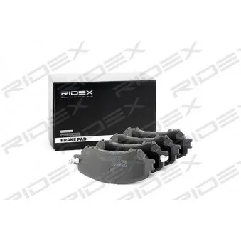 Jeu de 4 plaquettes de frein avant RIDEX OEM D10604CA0A