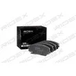 RIDEX 402B1052 - Jeu de 4 plaquettes de frein avant